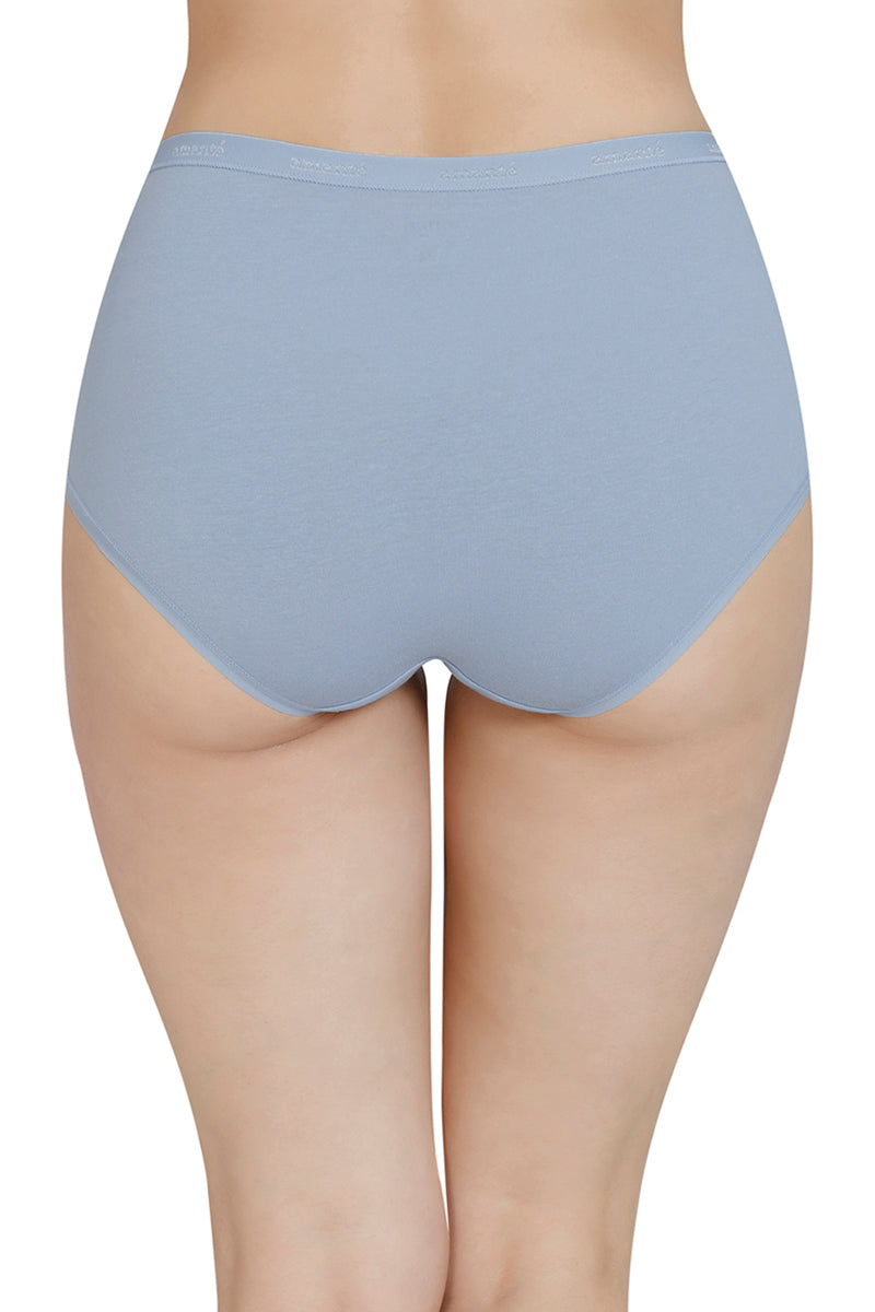 Solid High Rise Full Brief (Pack of 3)