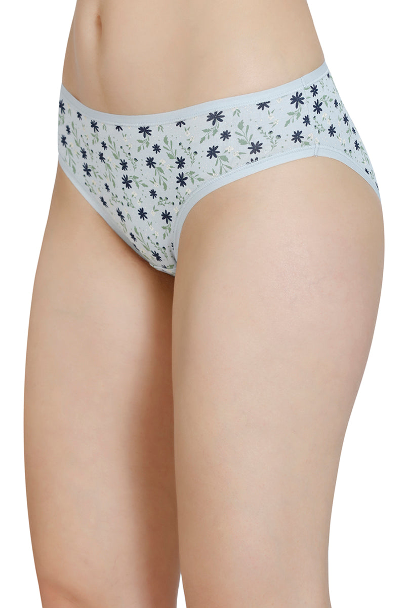 Printed Low Rise Bikini Panty (Pack of 3)
