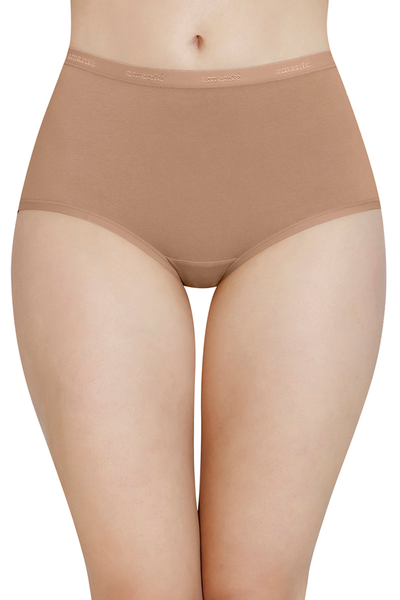 Solid High Rise Full Brief (Pack of 3) - Image 8 of 10