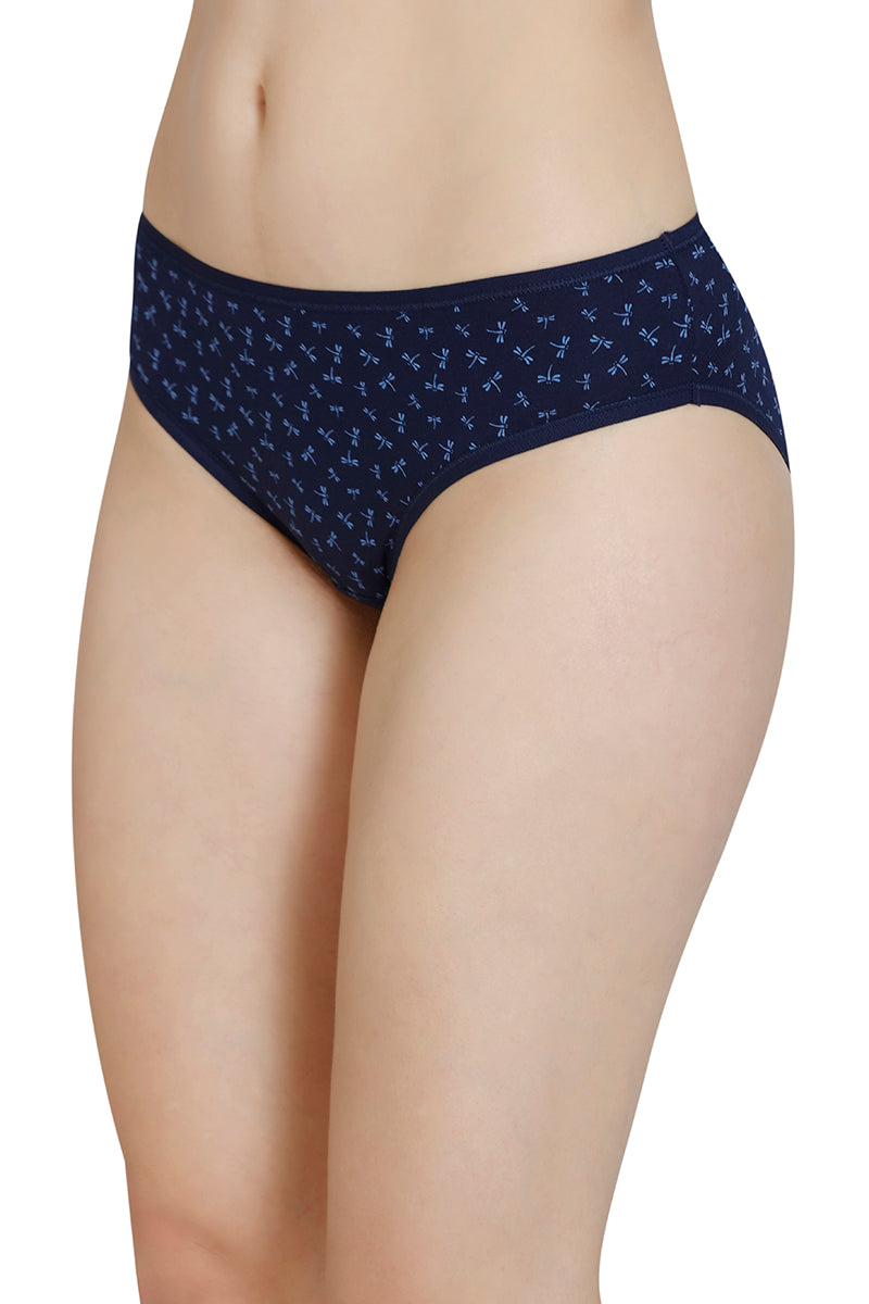 Printed Low Rise Bikini Panty (Pack of 3)