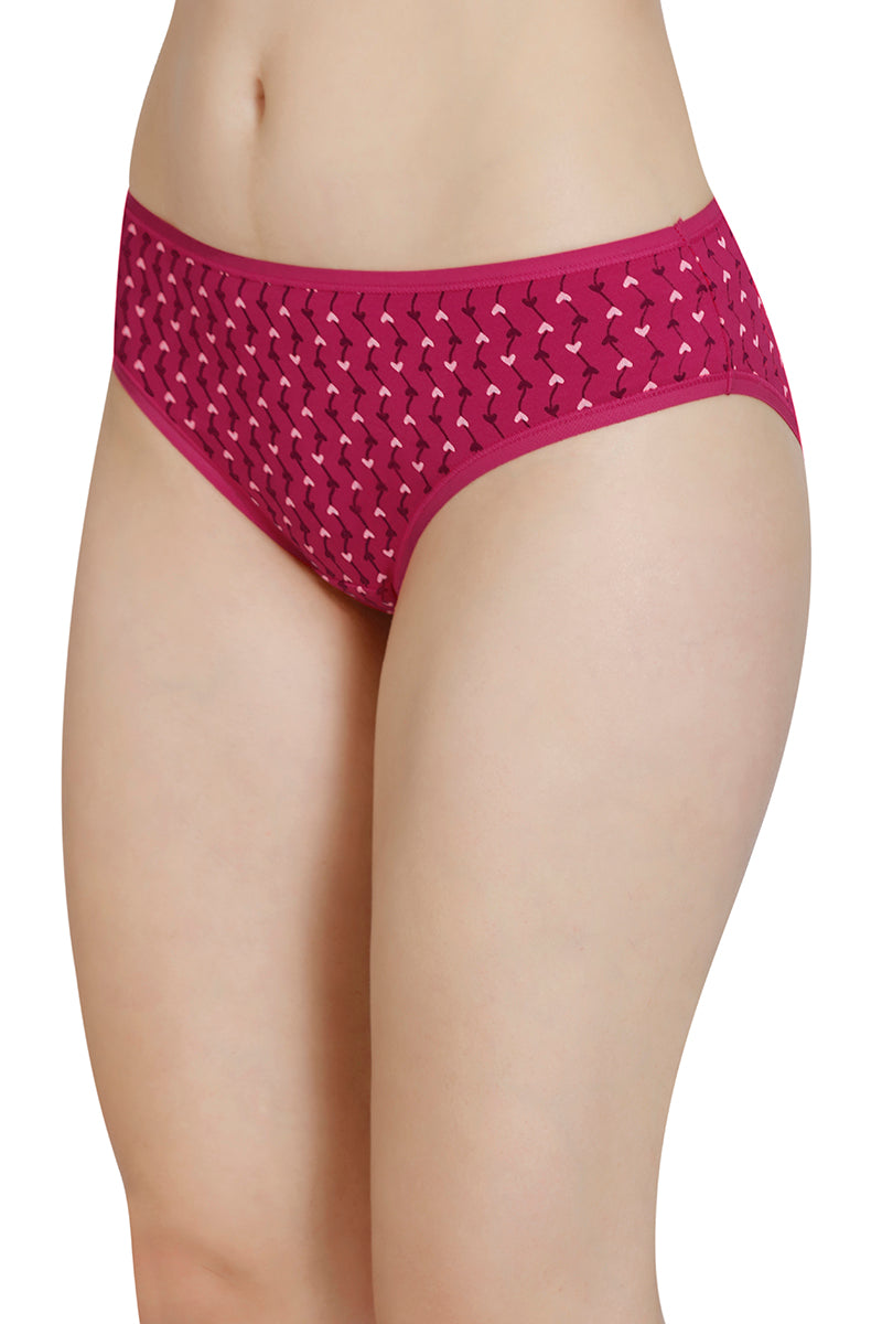 Printed Low Rise Bikini Panty (Pack of 3) - Image 3 of 10