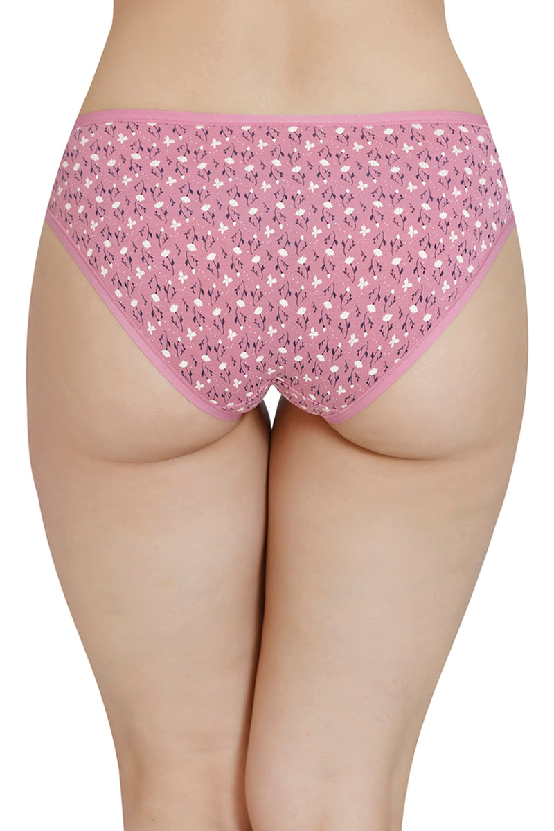 Printed Low Rise Bikini Panty (Pack of 3)