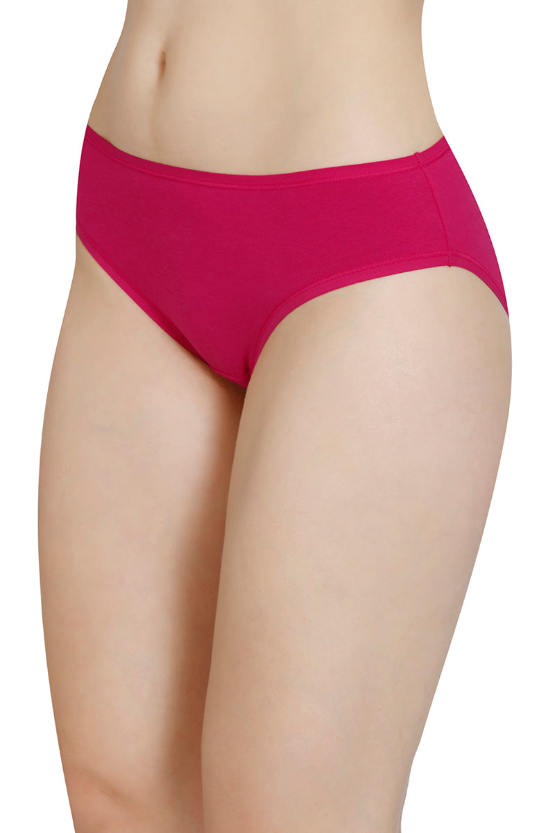 Solid Low Rise Bikini Panty (Pack of 3) - Image 3 of 10