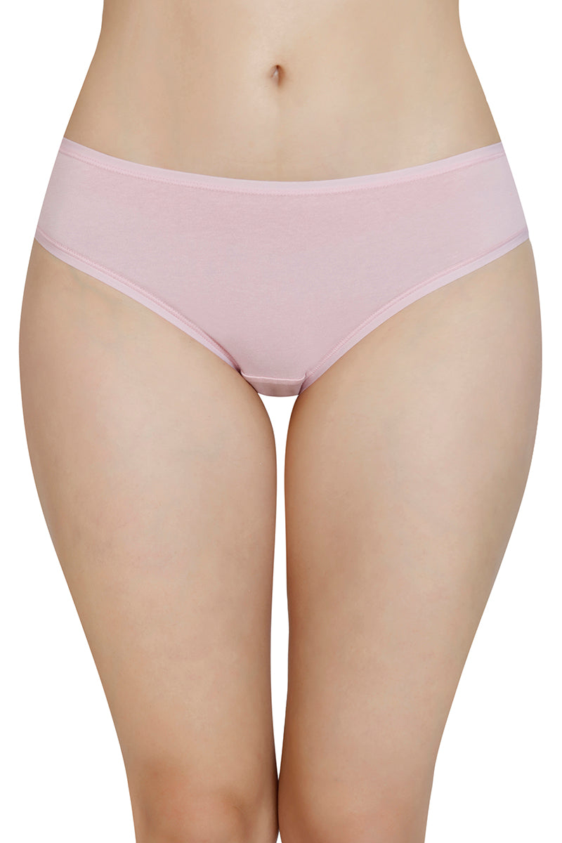 Solid Low Rise Bikini Panty (Pack of 3)