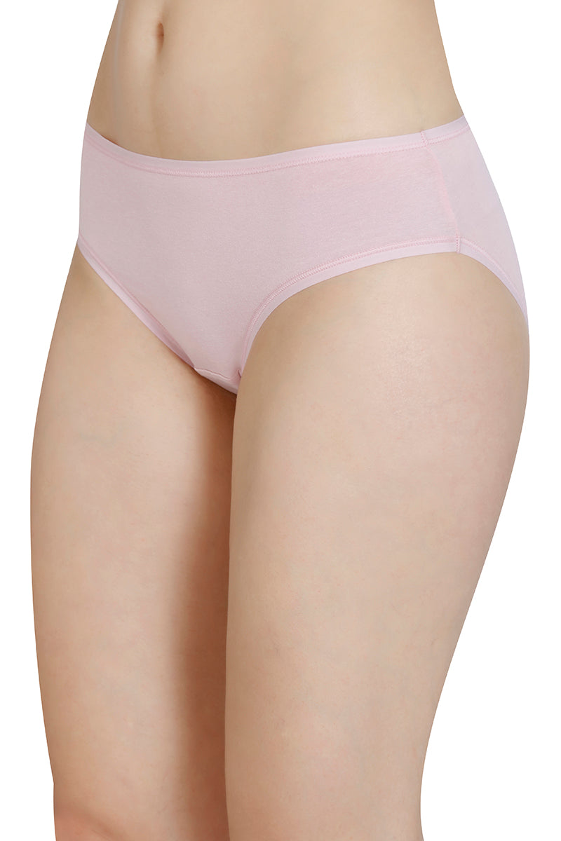 Solid Low Rise Bikini Panty (Pack of 3)