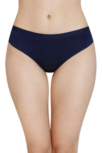 Solid Mid Rise Modal Bikini Panty - Midnight thumbnail 1