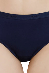 Solid Mid Rise Modal Bikini Panty - Midnight thumbnail 2