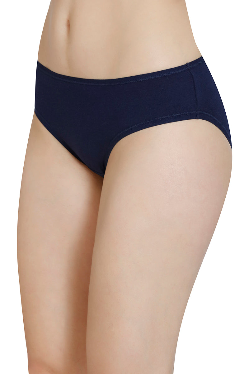 Solid Low Rise Bikini Panty (Pack of 3)