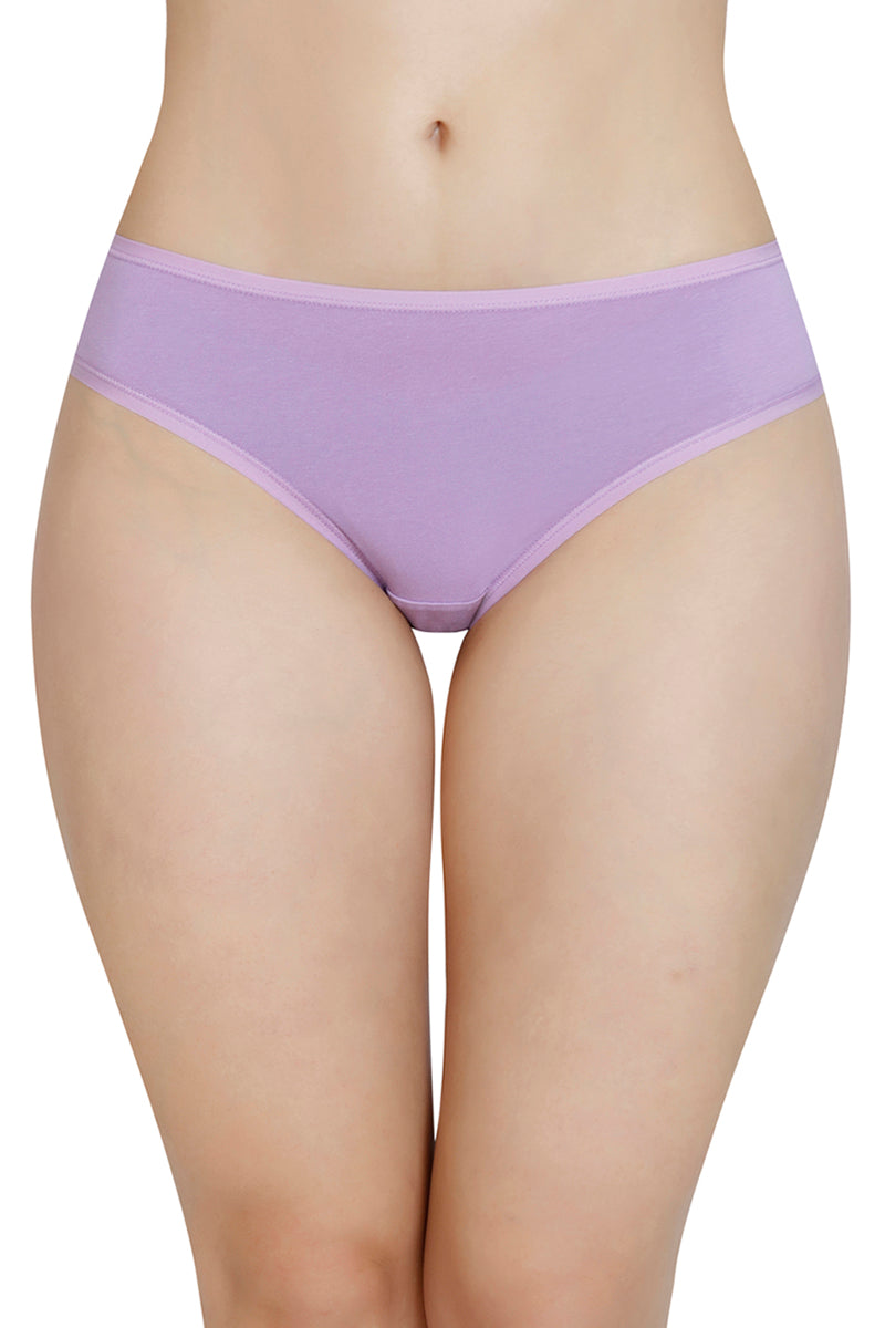 Solid Low Rise Bikini Panty (Pack of 3)