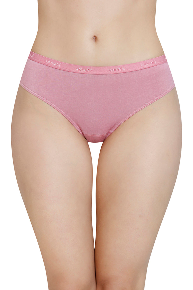 Solid Mid Rise Modal Bikini Panty - Image 1 of 4