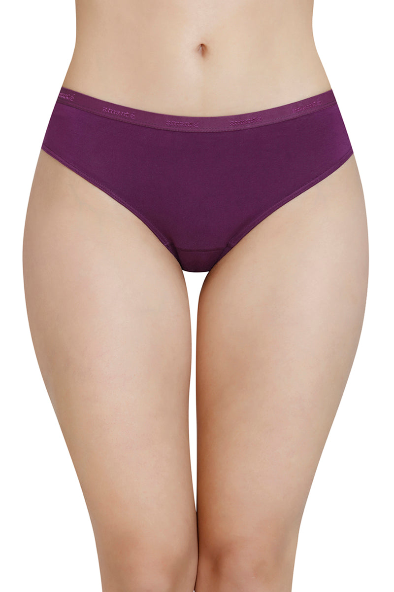 Solid Mid Rise Modal Bikini Panty - Image 1 of 4