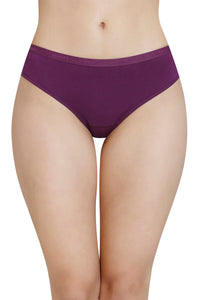 Solid Mid Rise Modal Bikini Panty - color option