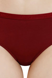 Solid Mid Rise Modal Hipster Panty - Henna thumbnail 2