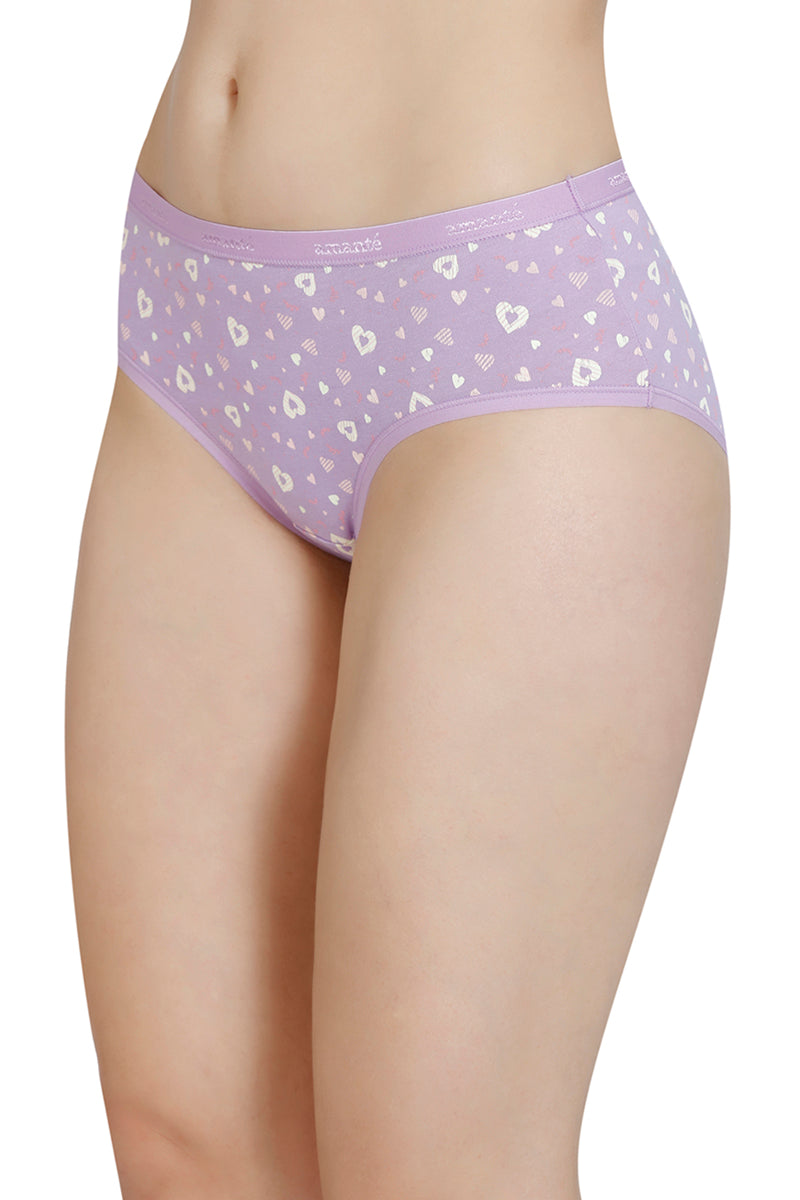 Printed Mid Rise Hipster Panty (Pack of 3) - Image 3 of 10