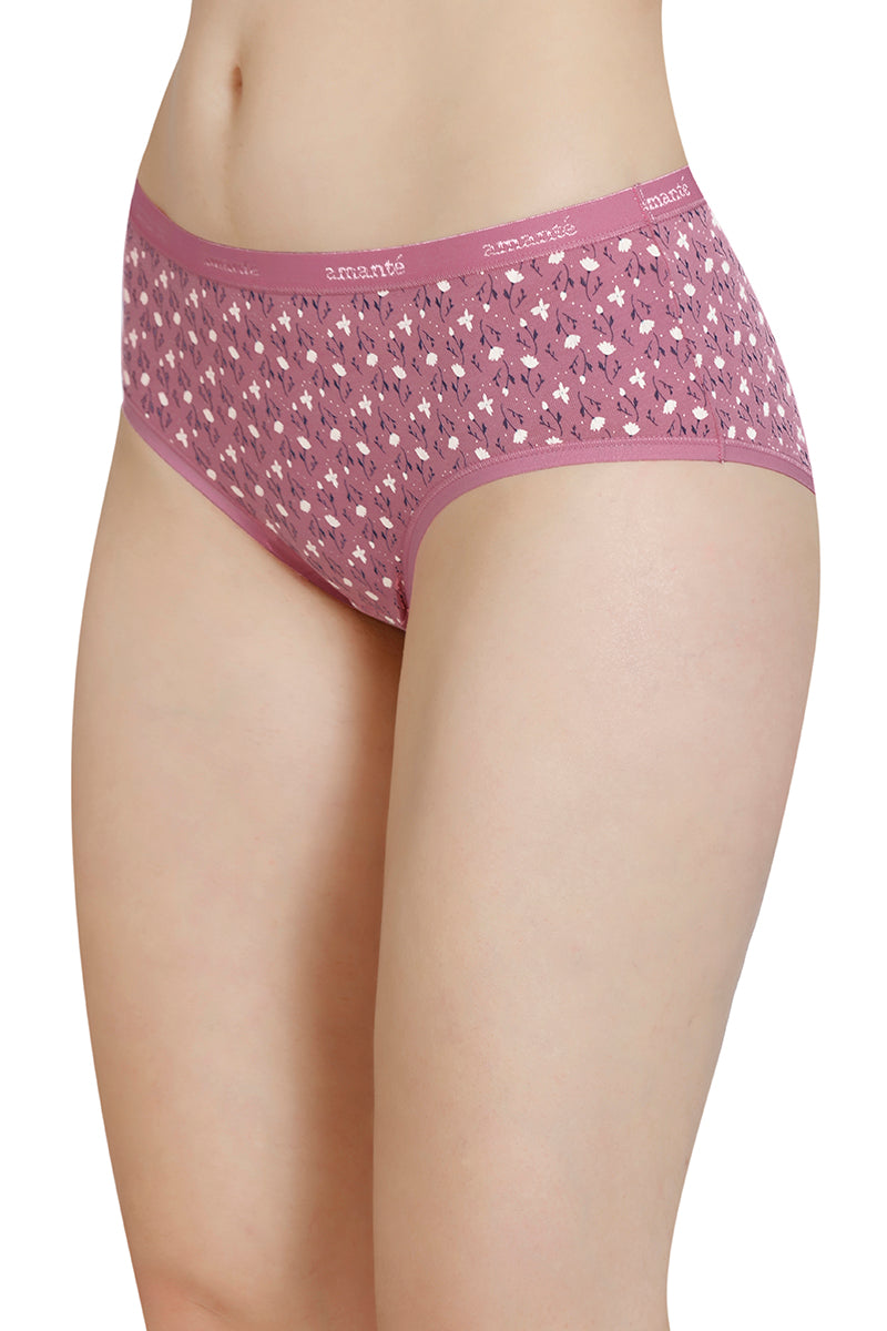 Printed Mid Rise Hipster Panty (Pack of 3) - Image 6 of 10
