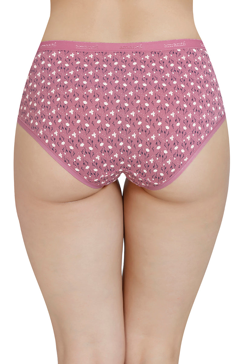 Printed Mid Rise Hipster Panty (Pack of 3)