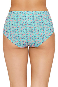 Inner Elastic Printed Mid Rise Hipster Panty (Pack of 3) thumbnail 3