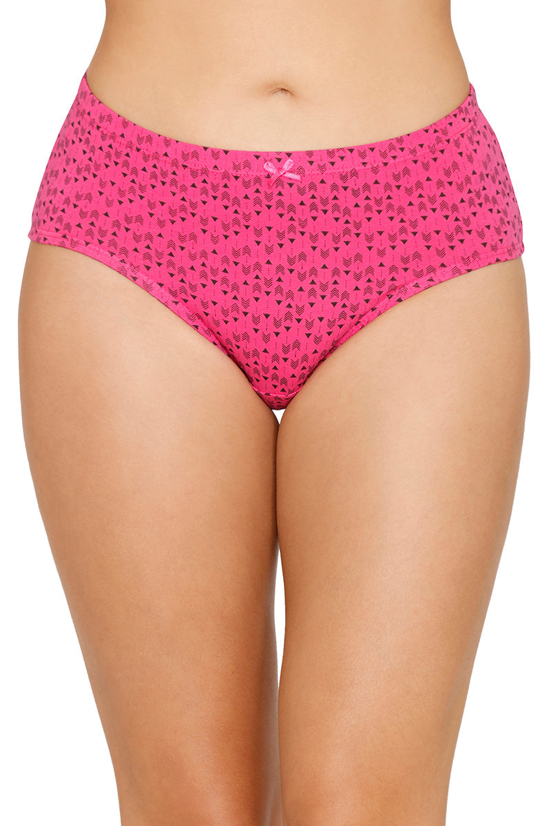 Inner Elastic Printed Mid Rise Hipster Panty (Pack of 3) - Image 4 of 7