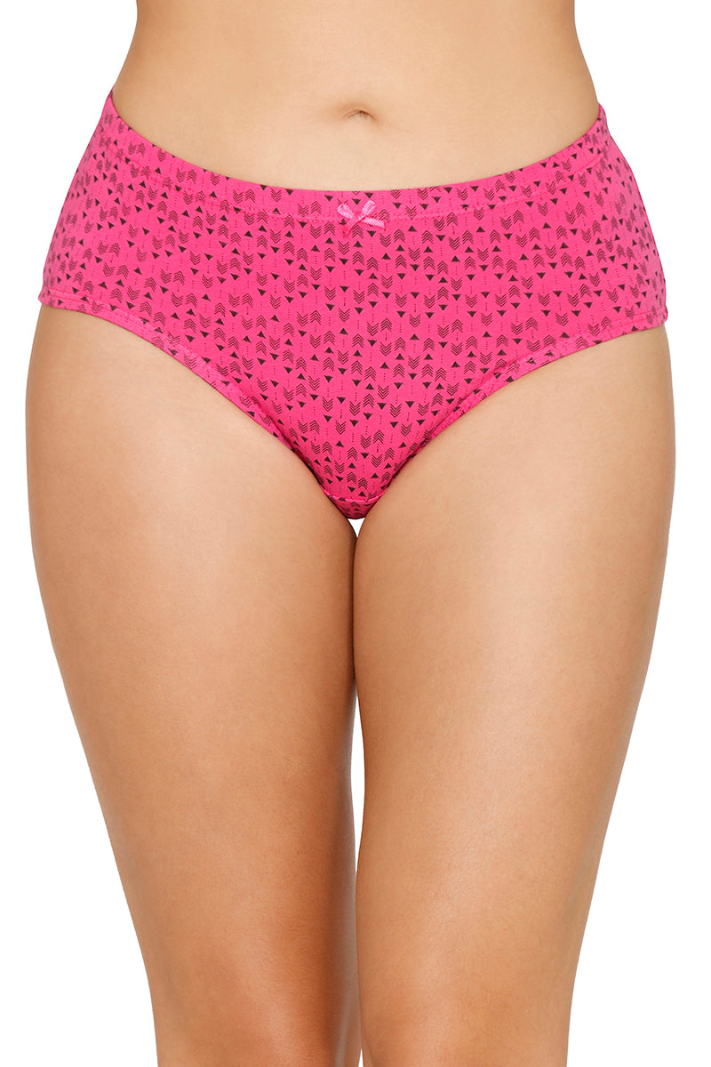 Inner Elastic Printed Mid Rise Hipster Panty (Pack of 3) - Image 6 of 7