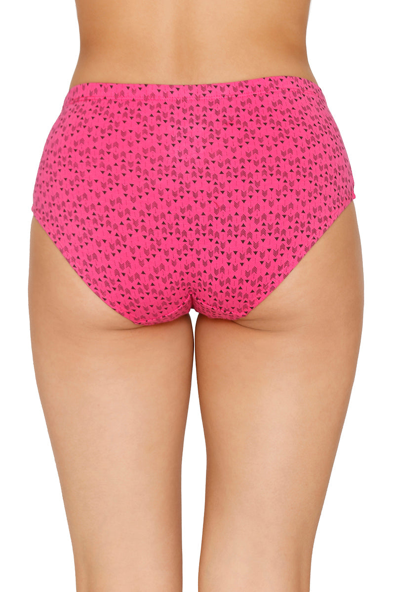 Inner Elastic Printed Mid Rise Hipster Panty (Pack of 3) - Image 5 of 7