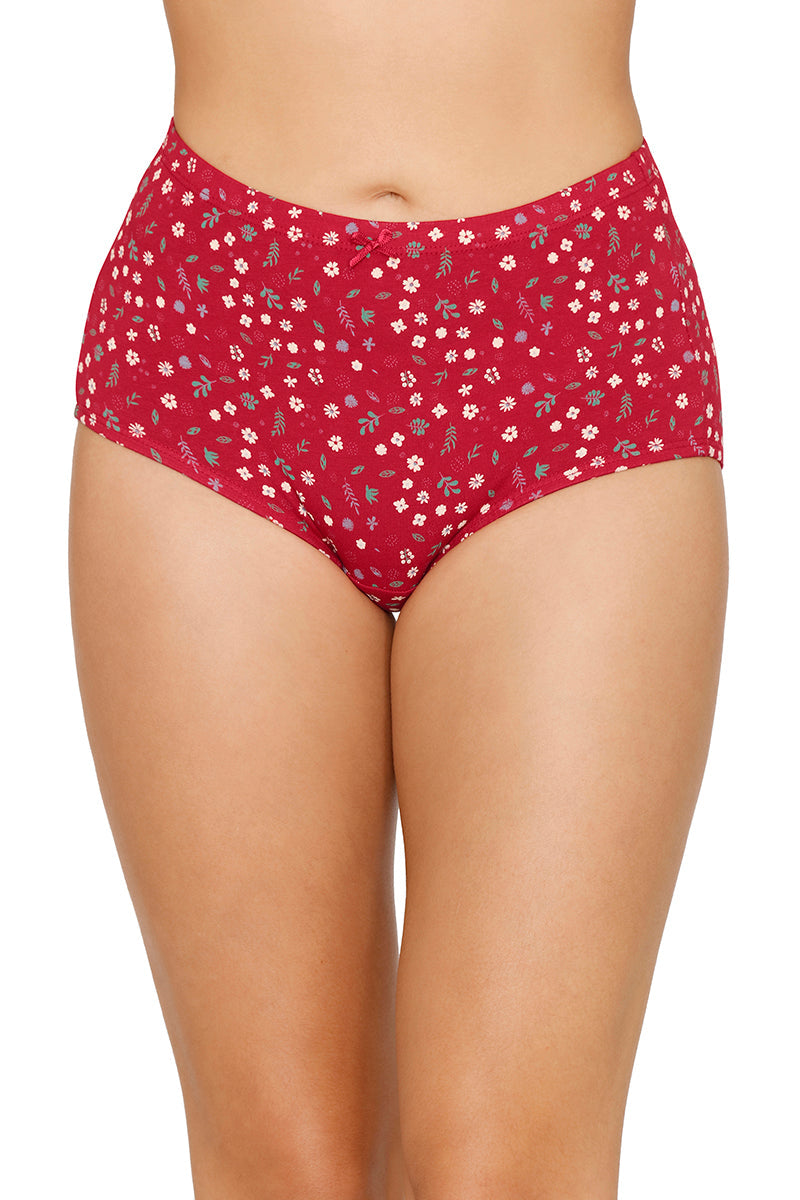 Inner Elastic Printed Mid Rise Full Briefs (Pack of 3) - Image 2 of 6