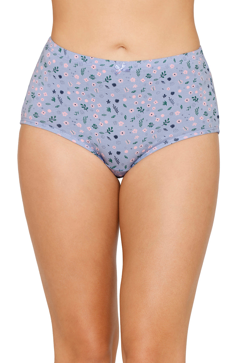 Inner Elastic Printed Mid Rise Full Briefs (Pack of 3) - Image 4 of 6