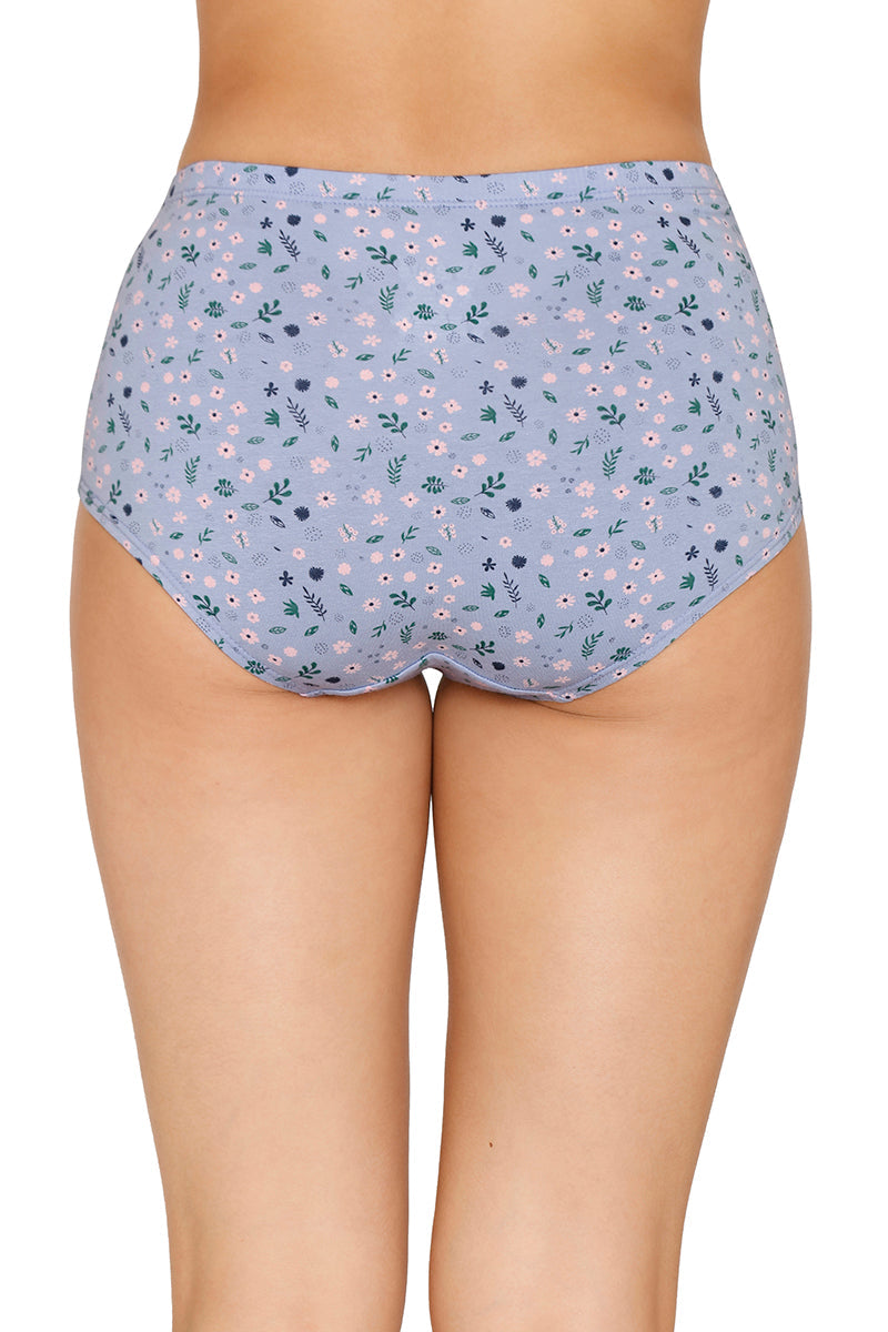 Inner Elastic Printed Mid Rise Full Briefs (Pack of 3)