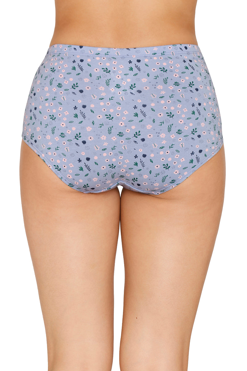 Inner Elastic Printed Mid Rise Full Briefs (Pack of 3)
