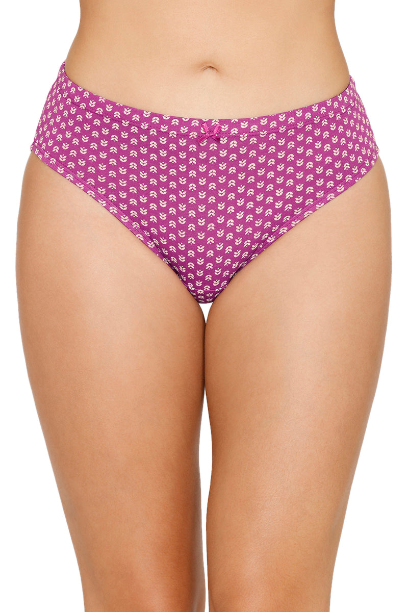 Inner Elastic Printed Mid Rise Bikini Panty (Pack of 3) - Image 2 of 7