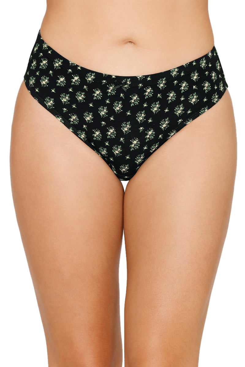 Inner Elastic Printed Mid Rise Bikini Panty (Pack of 3) - Image 4 of 7