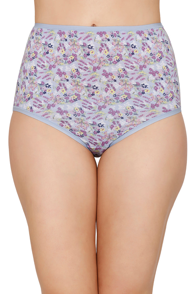 Assorted High Rise Full Brief (Pack of 5) - Floral Garden Op2-5