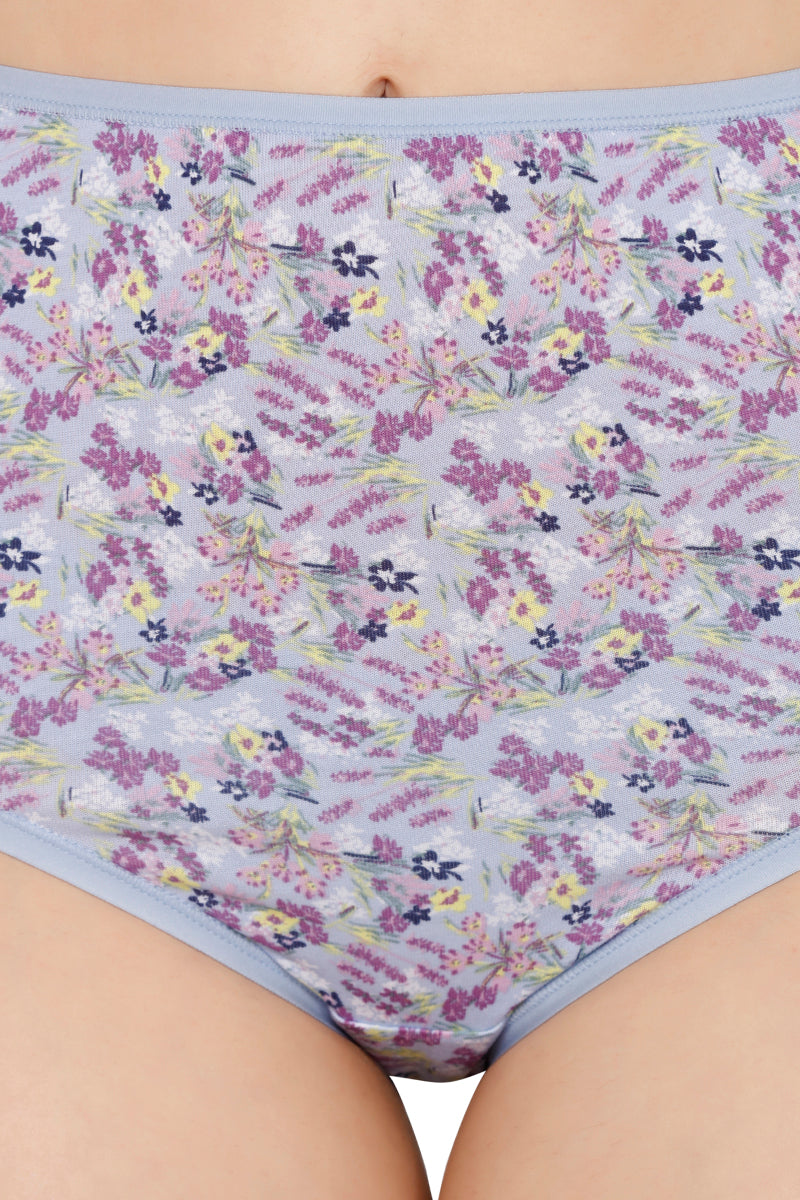 Assorted High Rise Full Brief (Pack of 5) - Floral Garden Op2-5 - Image 3 of 8