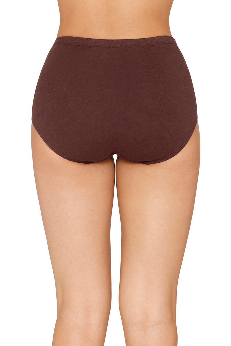 Inner Elastic Solid Mid Rise Full Briefs (Pack of 3) - Image 3 of 7