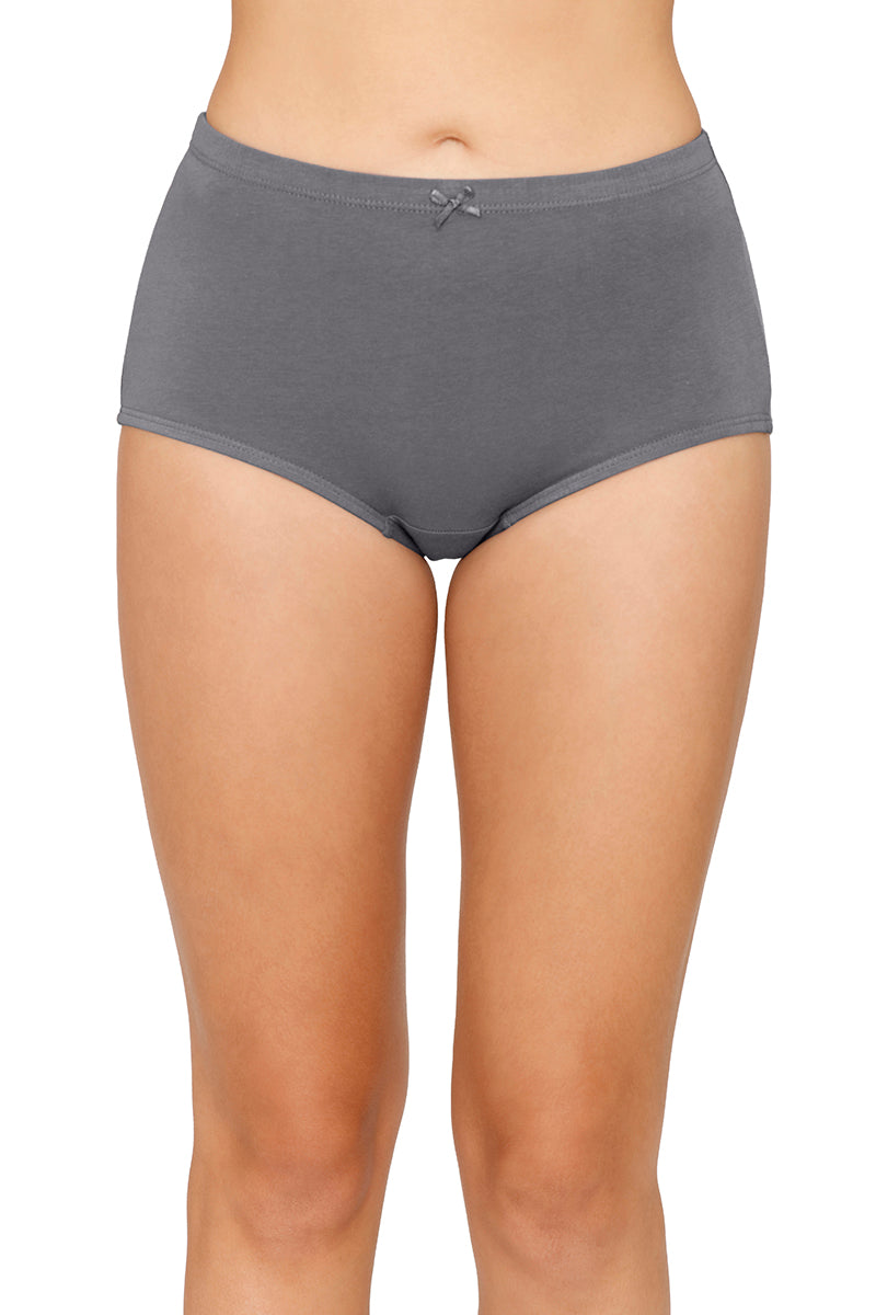Inner Elastic Solid Mid Rise Full Briefs (Pack of 3) - Image 4 of 7