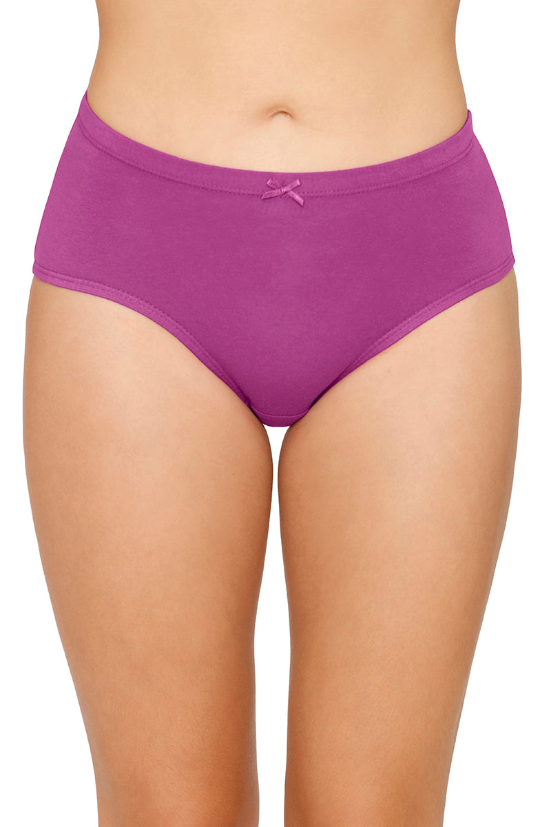 Inner Elastic Solid Mid Rise Hipster Panty (Pack of 3) - Image 2 of 7