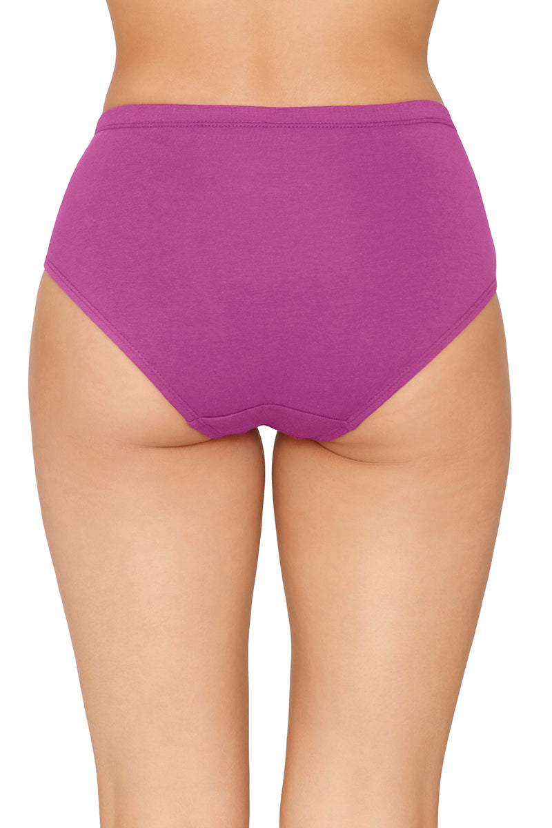 Inner Elastic Solid Mid Rise Hipster Panty (Pack of 3) - Image 3 of 7