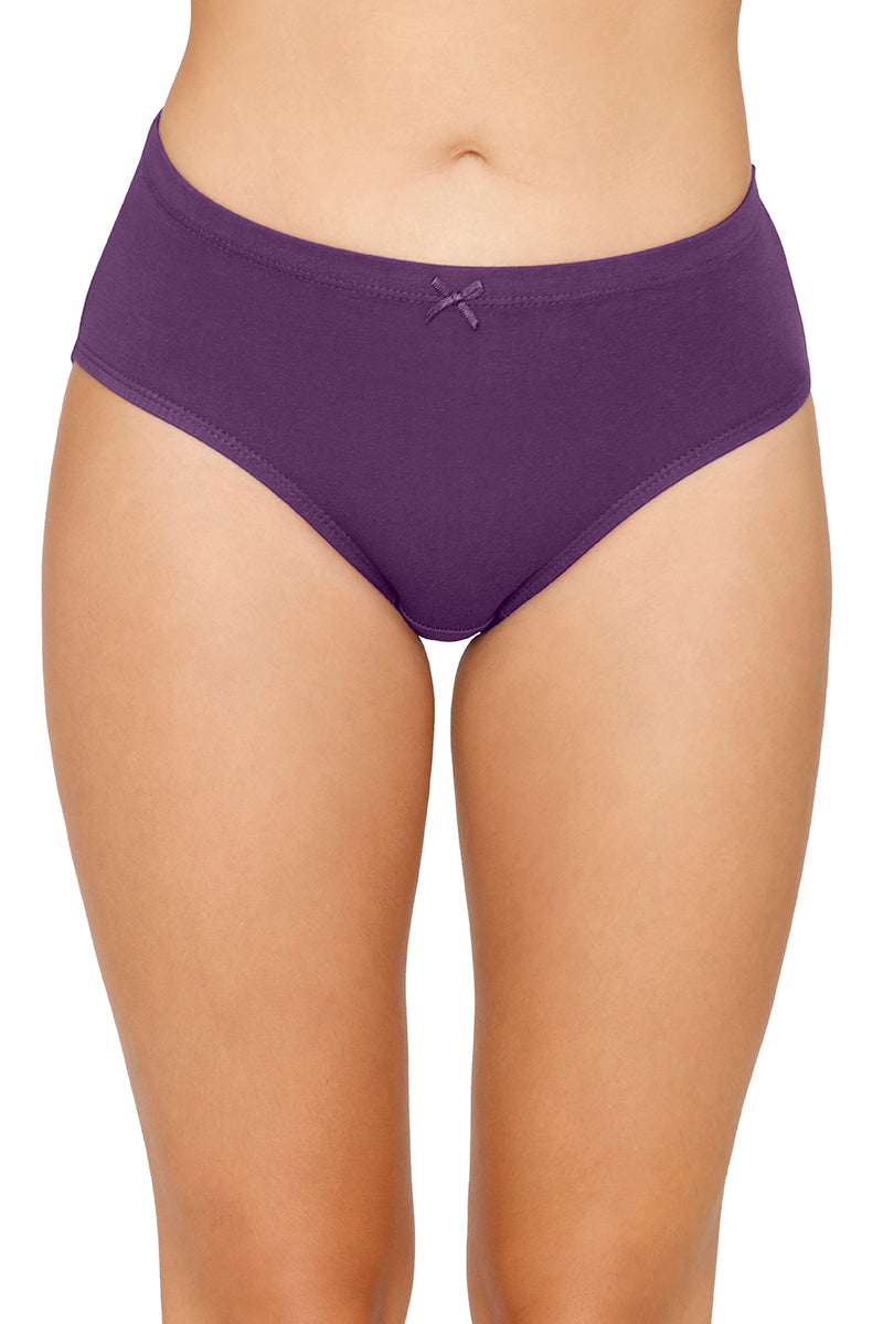 Inner Elastic Solid Mid Rise Hipster Panty (Pack of 3) - Image 2 of 7