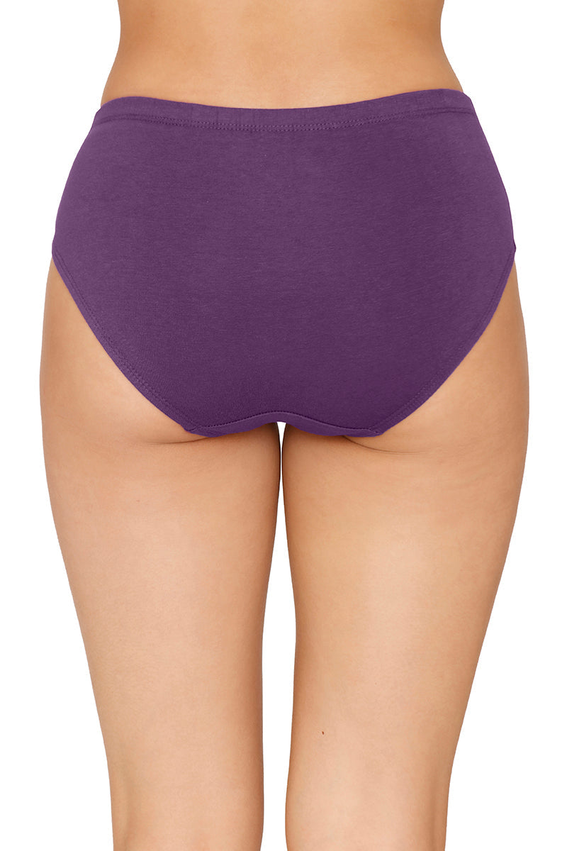 Inner Elastic Solid Mid Rise Hipster Panty (Pack of 3)