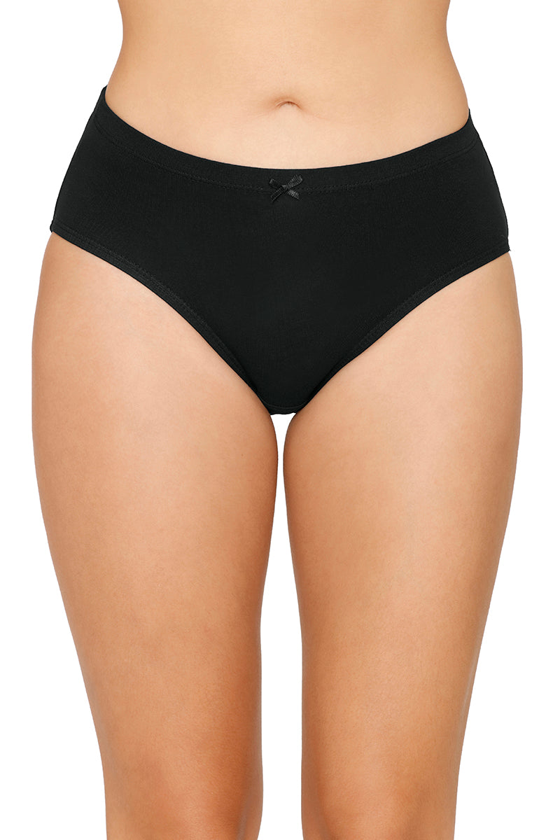 Inner Elastic Solid Mid Rise Hipster Panty (Pack of 3) - Image 2 of 7