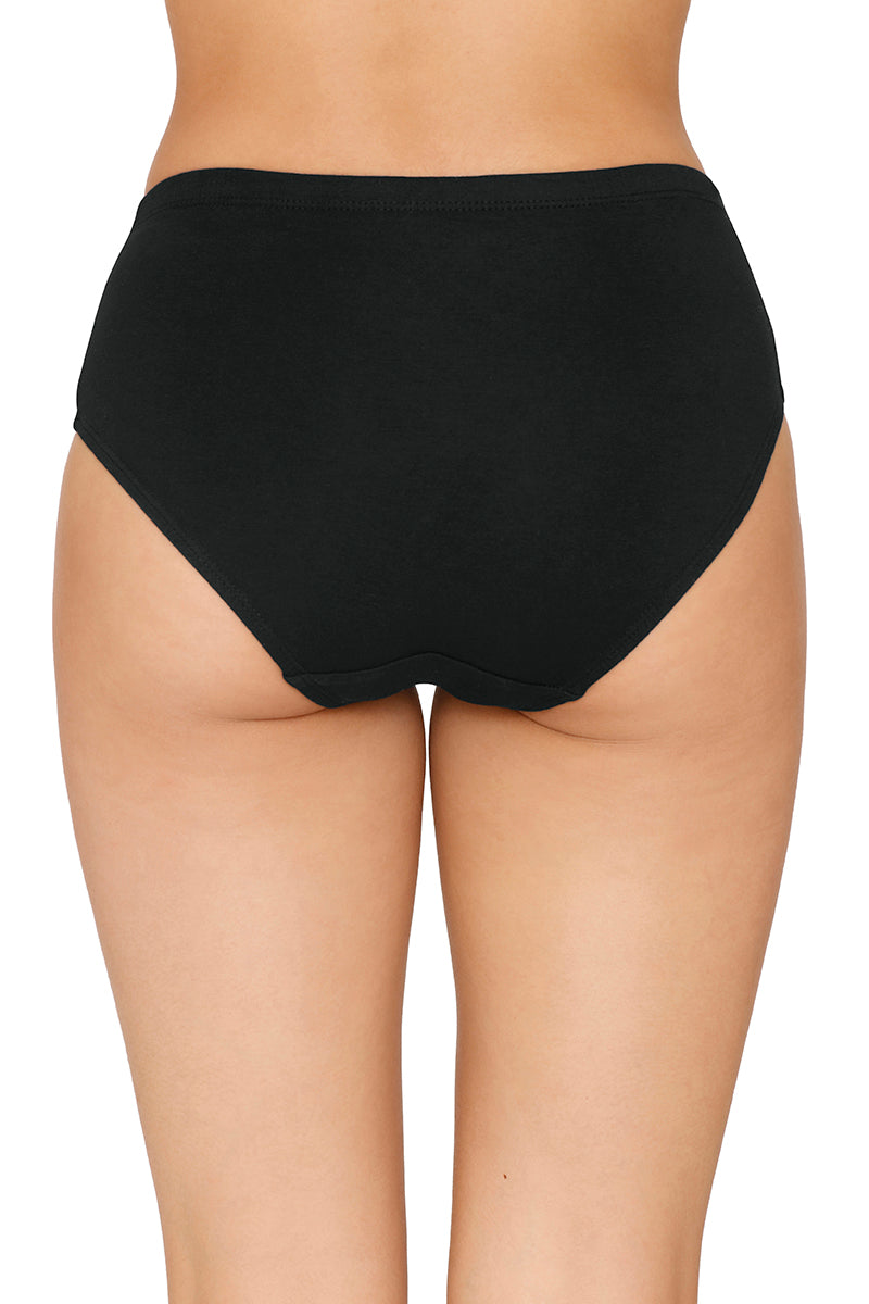Inner Elastic Solid Mid Rise Hipster Panty (Pack of 3) - Image 3 of 7