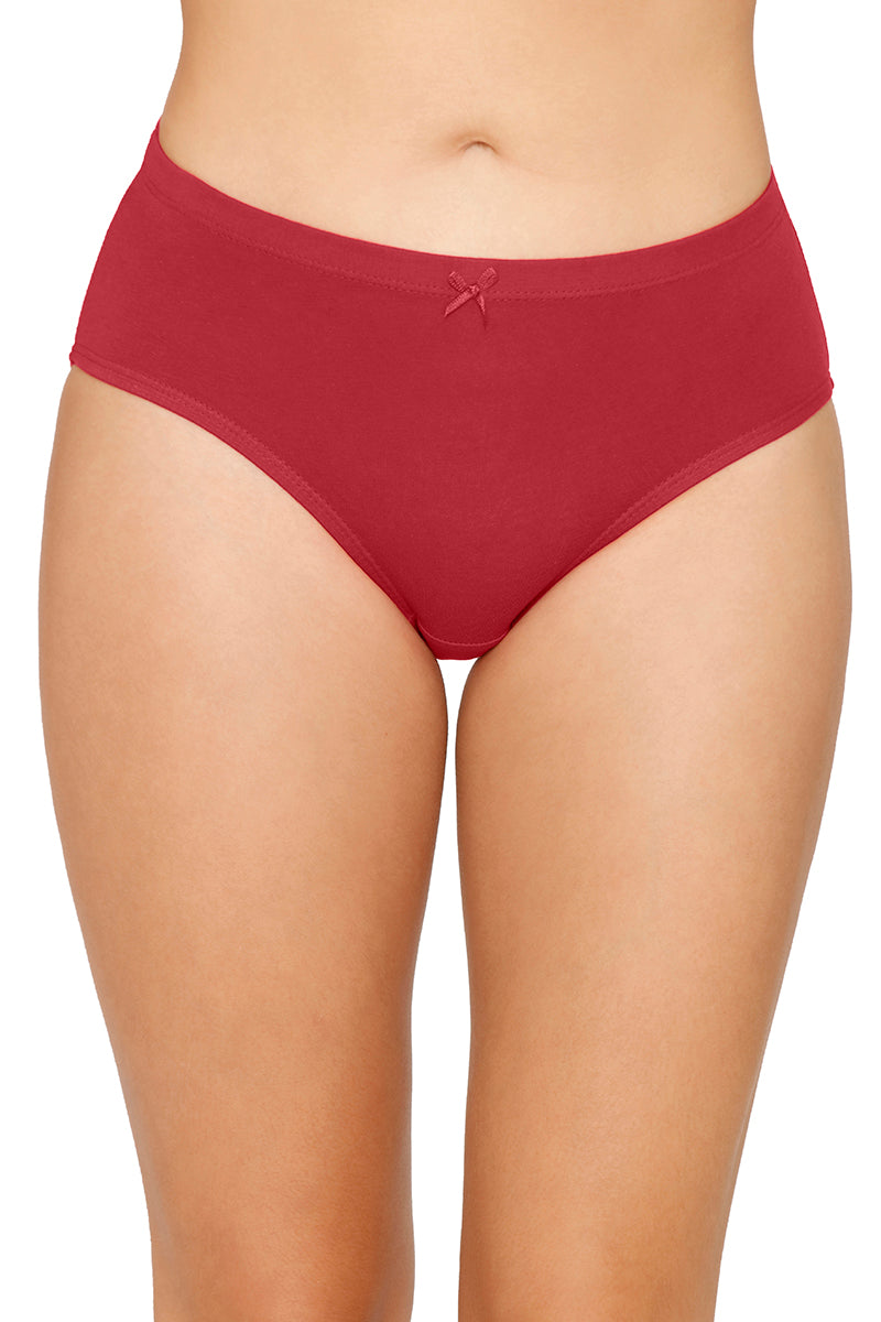 Inner Elastic Solid Mid Rise Hipster Panty (Pack of 3) - Image 4 of 7