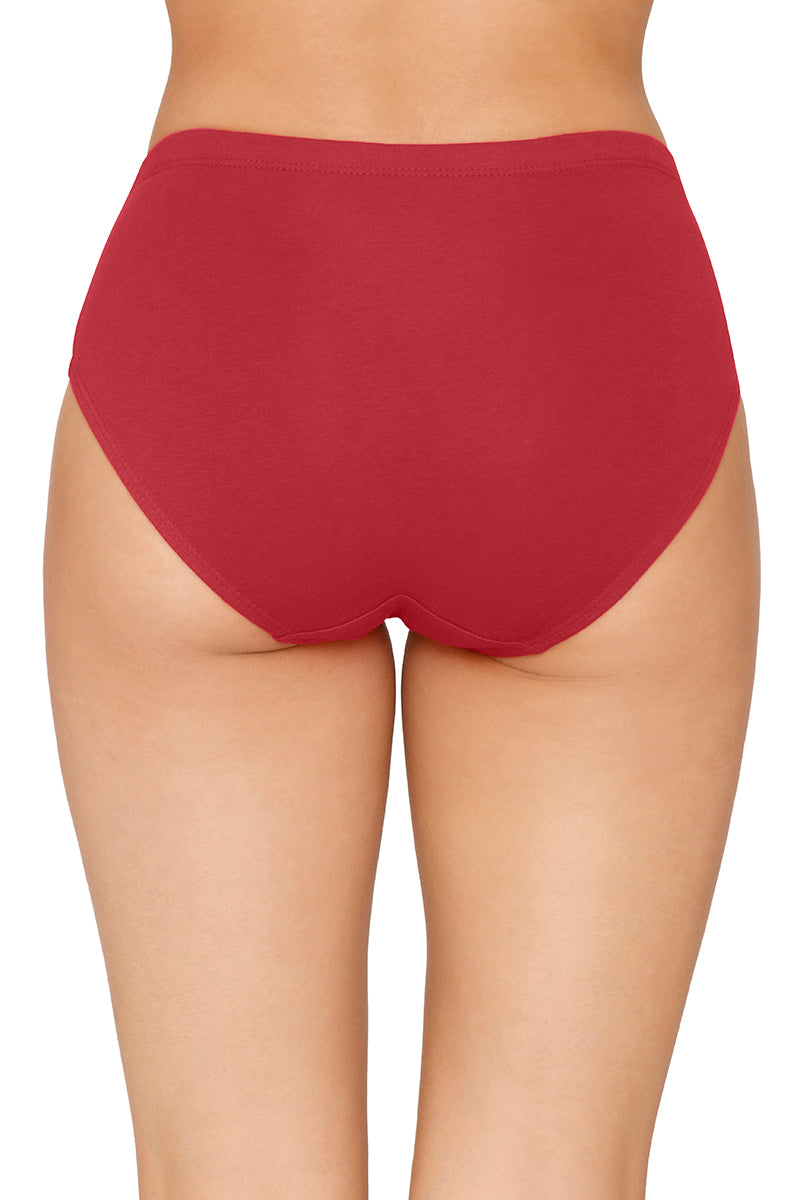 Inner Elastic Solid Mid Rise Hipster Panty (Pack of 3)