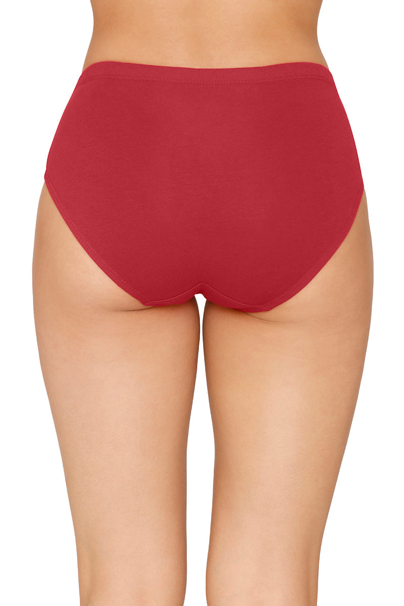 Inner Elastic Solid Mid Rise Hipster Panty (Pack of 3) - Image 5 of 7