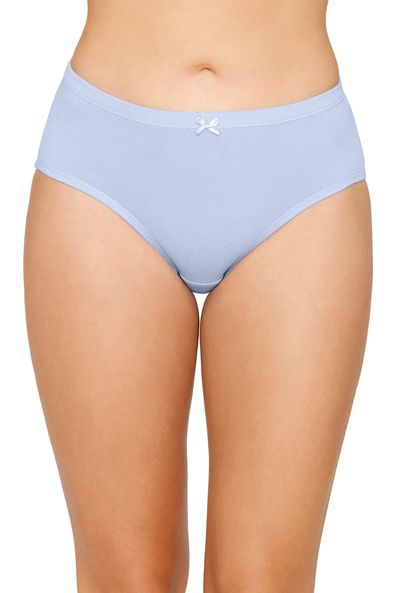 Inner Elastic Solid Mid Rise Hipster Panty (Pack of 3)