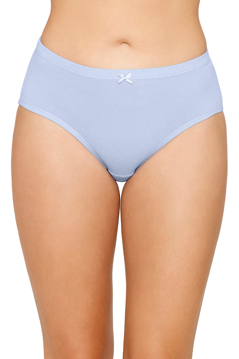 Inner Elastic Solid Mid Rise Hipster Panty (Pack of 3) - Image 4 of 7