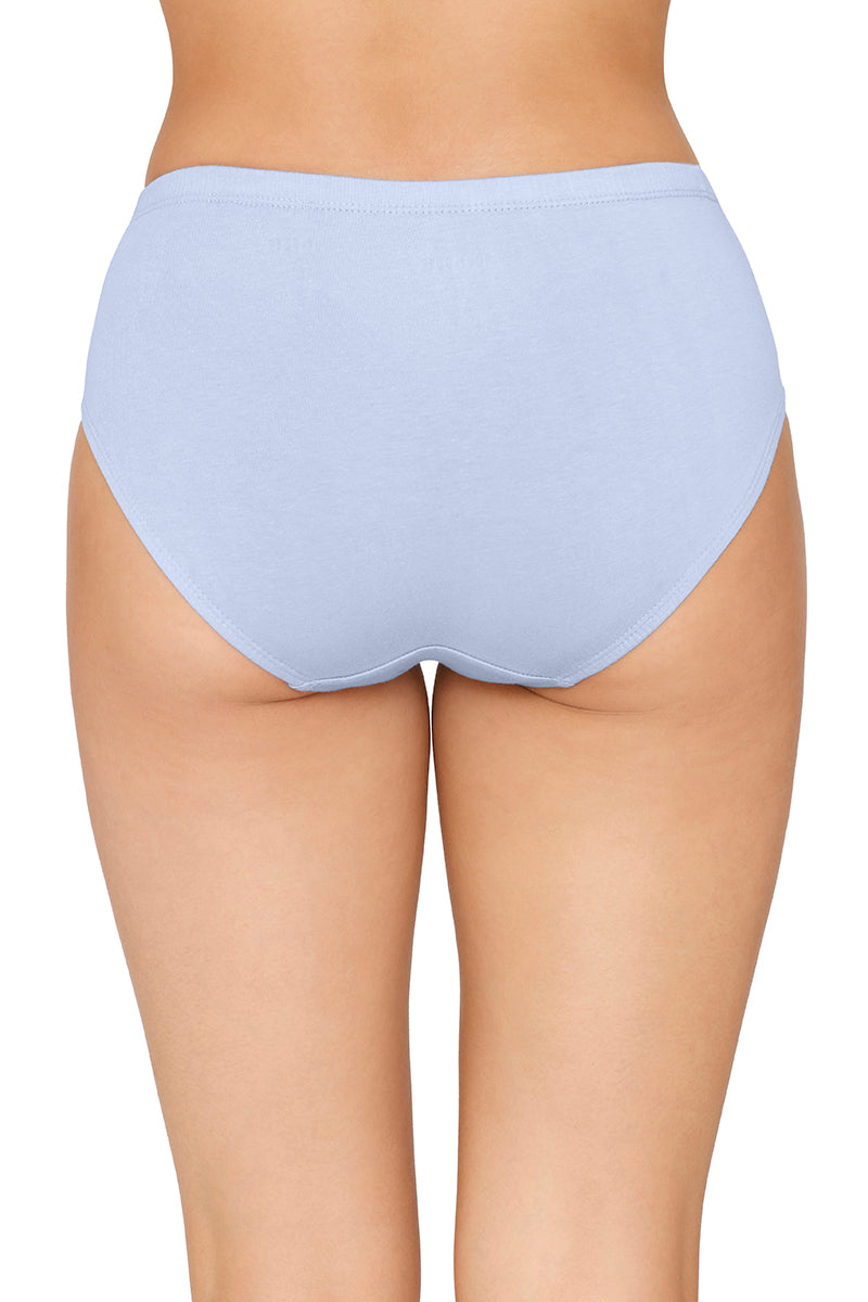 Inner Elastic Solid Mid Rise Hipster Panty (Pack of 3) - Image 5 of 7