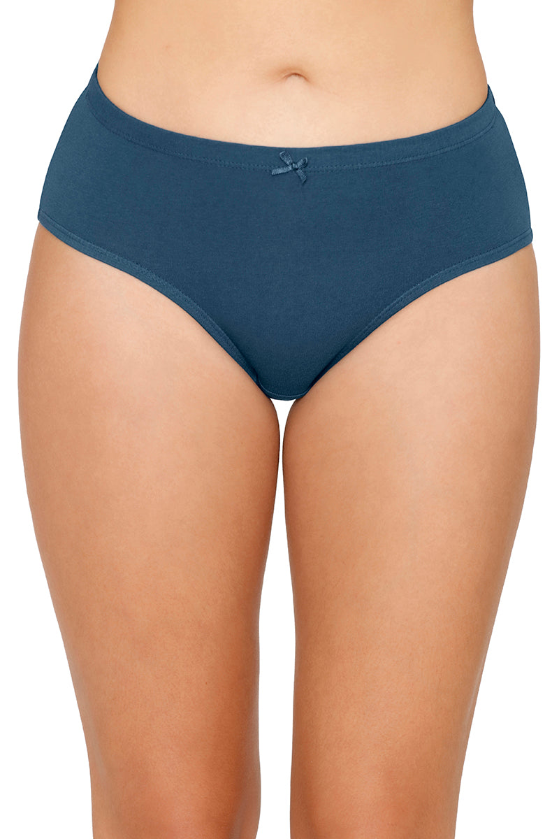 Inner Elastic Solid Mid Rise Hipster Panty (Pack of 3) - Image 4 of 7