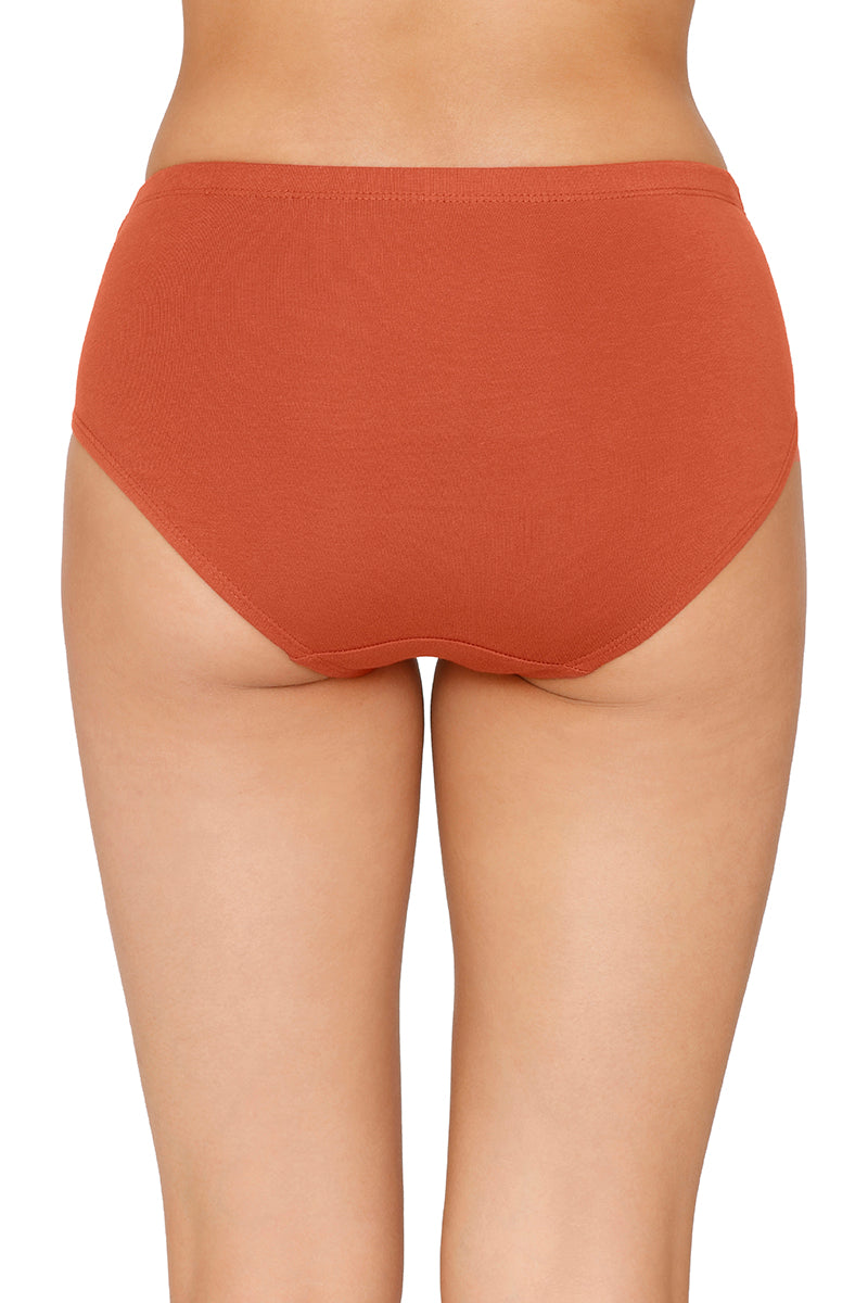 Inner Elastic Solid Mid Rise Hipster Panty (Pack of 3)