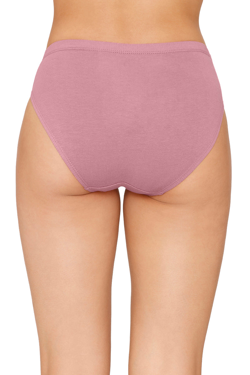 Inner Elastic Solid Mid Rise Bikini Panty (Pack of 3) - Image 7 of 7