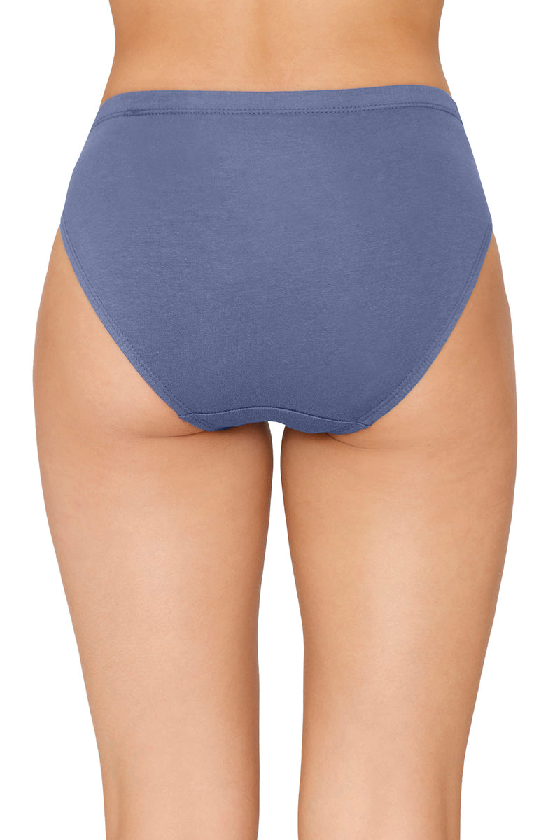 Inner Elastic Solid Mid Rise Bikini Panty (Pack of 3)